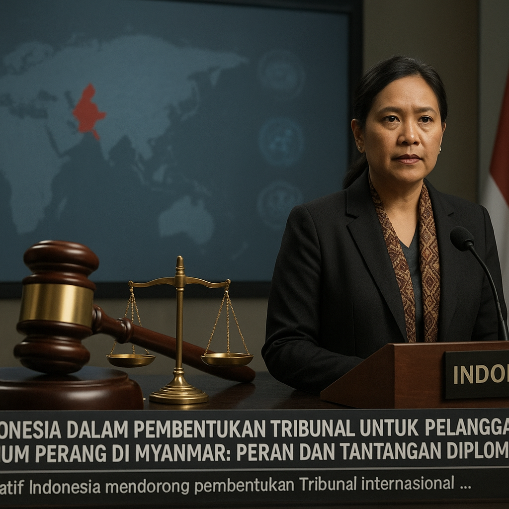 Indonesia dalam Pembentukan Tribunal untuk Pelanggaran Hukum Perang di Myanmar: Peran dan Tantangan Diplomatik