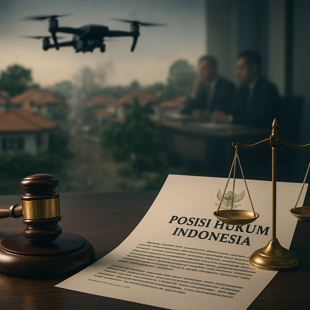 Posisi Hukum Indonesia terhadap Serangan Drone di Kawasan Permukiman Sipil Negara Lain