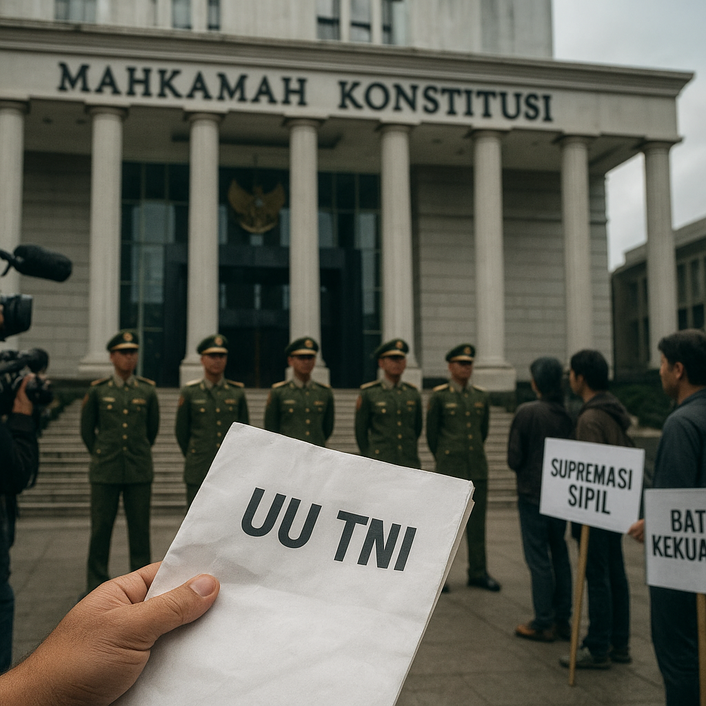Refleksi Setahun Gugatan UU TNI ke MK: Militarisme dan Batasan Kekuasaan dalam Demokrasi Konstitusional
