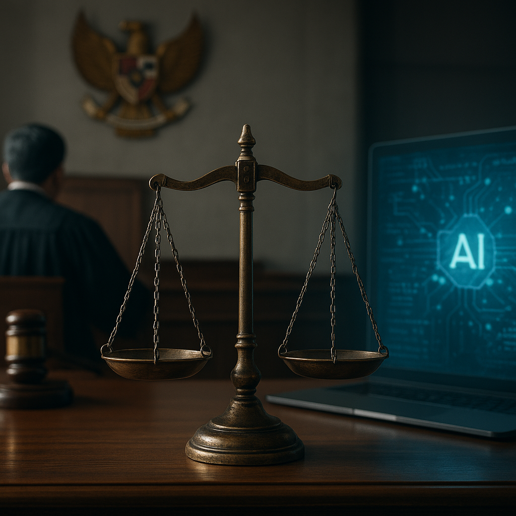 Penggunaan AI dalam Sistem Keadilan: Di Balik Efisiensi, Ancaman terhadap Hak Proses Hukum yang Adil