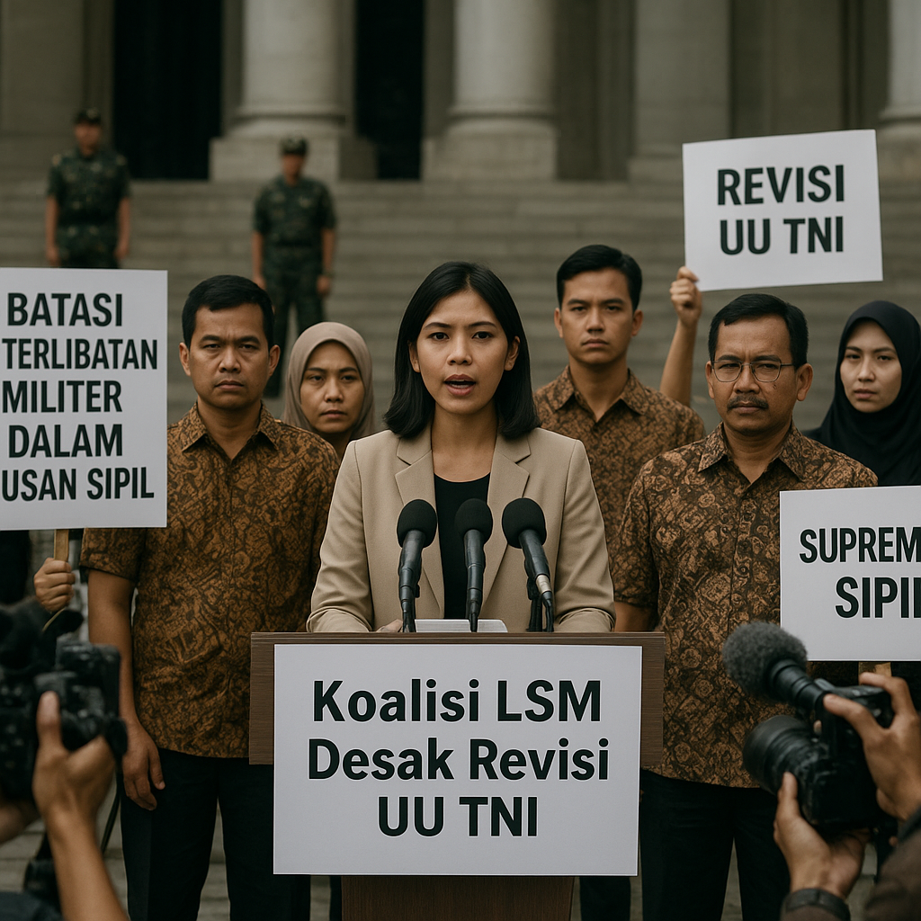 Koalisi LSM Desak Revisi UU TNI: Batasi Keterlibatan Militer dalam Urusan Sipil
