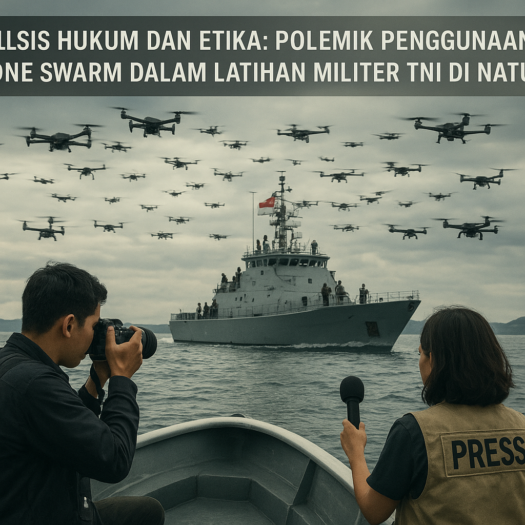 Analisis Hukum dan Etika: Polemik Penggunaan Drone Swarm dalam Latihan Militer TNI di Natuna