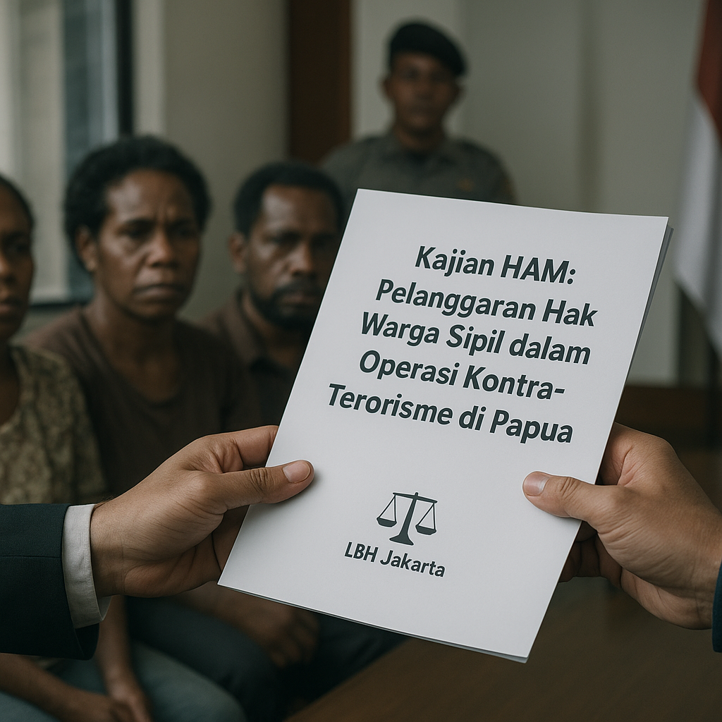 Kajian HAM: Pelanggaran Hak Warga Sipil dalam Operasi Kontra-Terorisme di Papua Menuai Sorotan LBH Jakarta