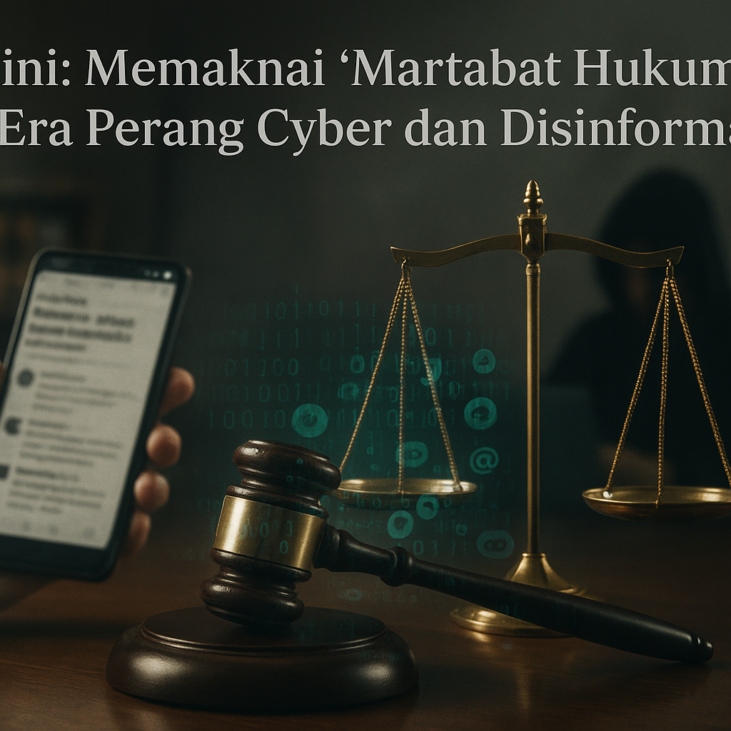 Opini: Memaknai 'Martabat Hukum' di Era Perang Cyber dan Disinformasi