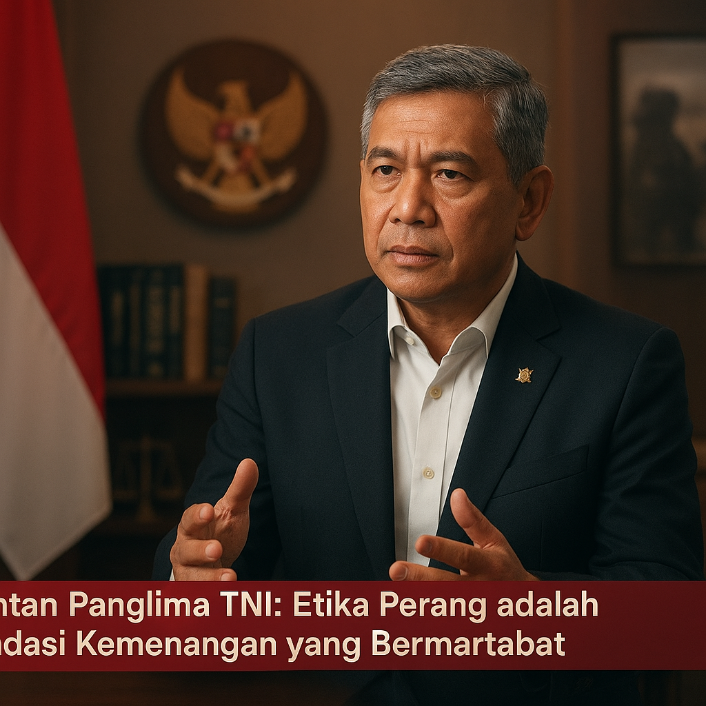 Mantan Panglima TNI: Etika Perang adalah Fondasi Kemenangan yang Bermartabat