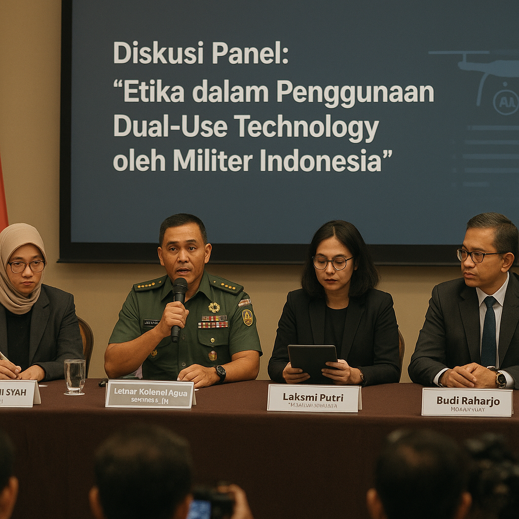 Diskusi Panel: 'Etika dalam Penggunaan Dual-Use Technology oleh Militer Indonesia'