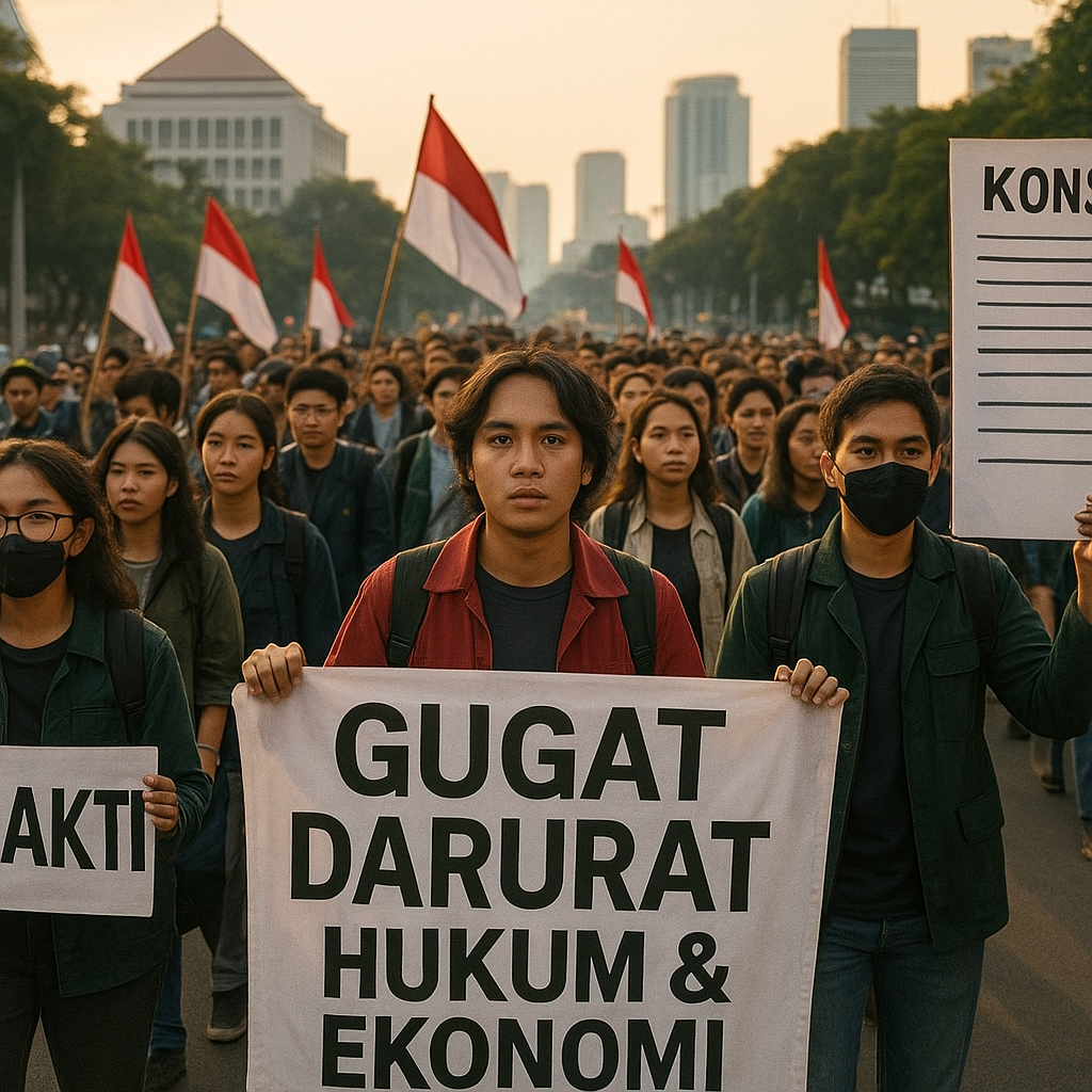 Gelombang Demo Tak Surut: Mahasiswa Trisakti Gugat Darurat Hukum & Ekonomi
