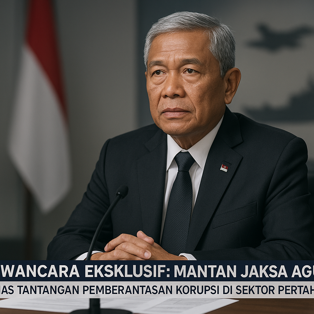 Wawancara Eksklusif: Mantan Jaksa Agung Bahas Tantangan Pemberantasan Korupsi di Sektor Pertahanan