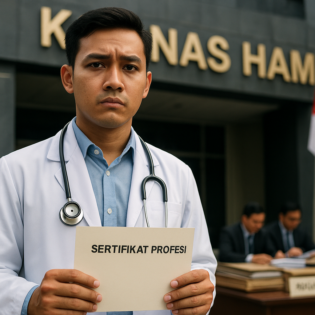 Komnas HAM Proses Aduan Dokter Muda Soal Sertifikat Profesi