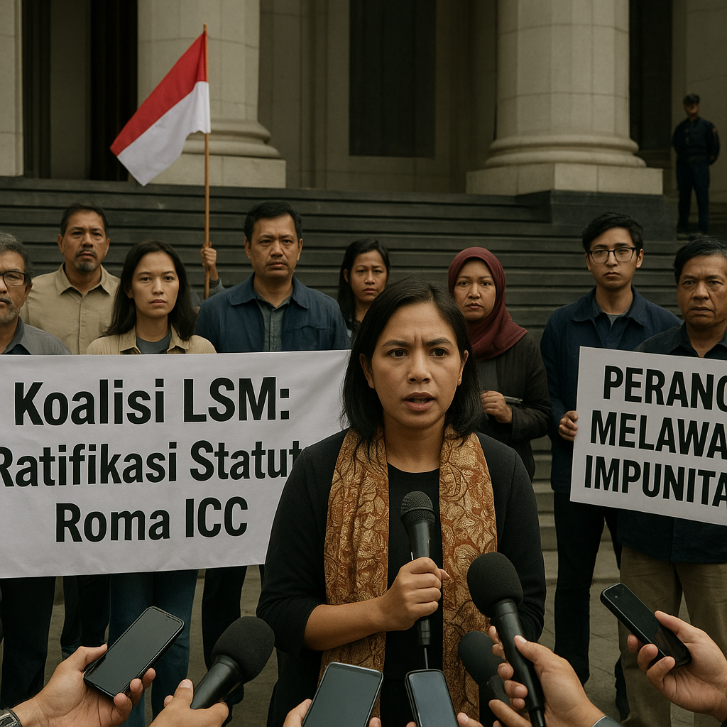 Koalisi LSM Desak Pemerintah Ratifikasi Statuta Roma ICC untuk Perang Melawan Impunitas