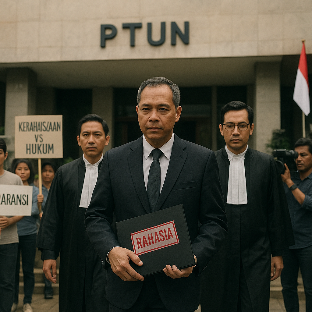 Protes Dokumen Rahasia: Eks-Direktur BIN Gugat Wapres di PTUN