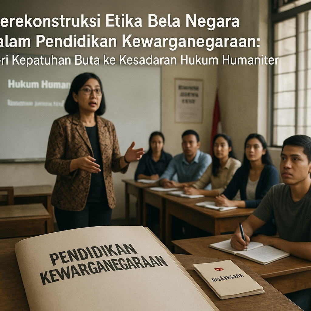Merekonstruksi Etika Bela Negara dalam Pendidikan Kewarganegaraan: Dari Kepatuhan Buta ke Kesadaran Hukum Humaniter
