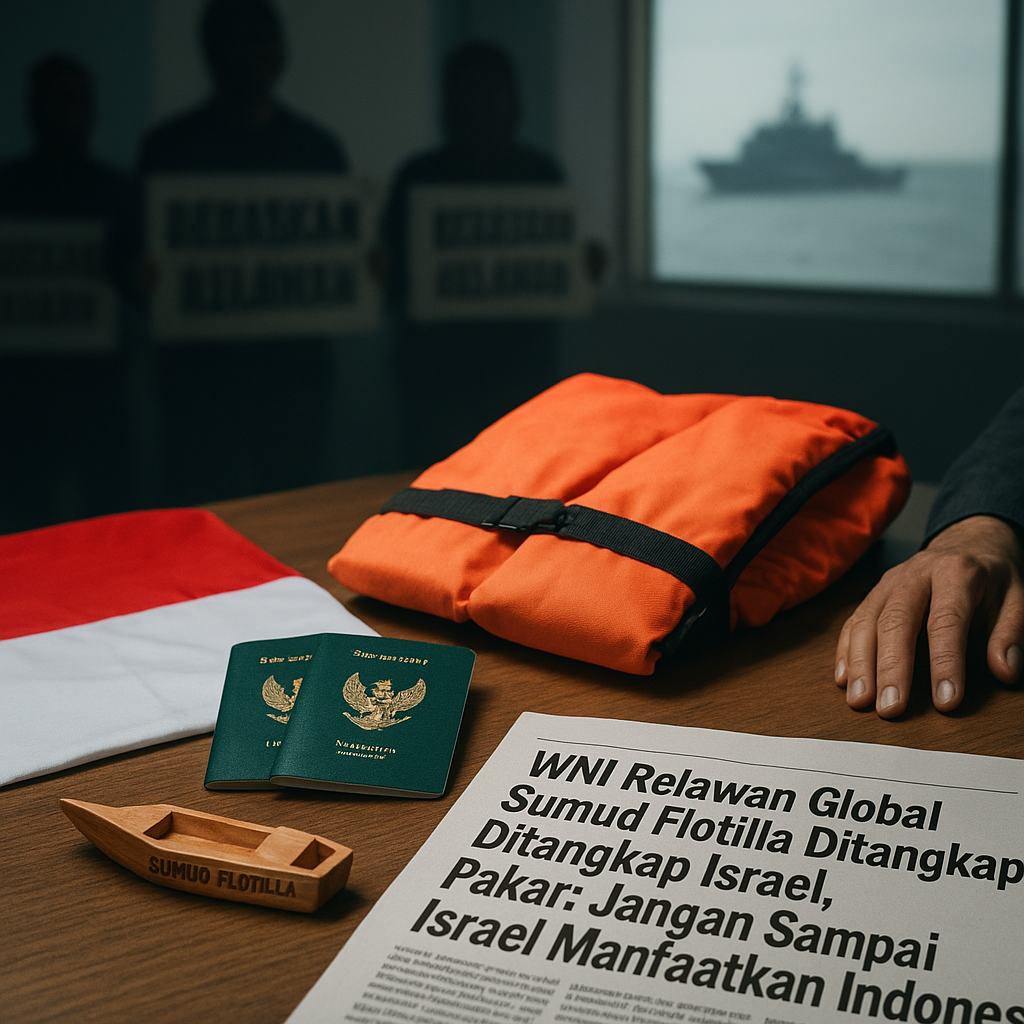 WNI Relawan Global Sumud Flotilla Ditangkap Israel, Pakar: Jangan Sampai Israel Manfaatkan Indonesia