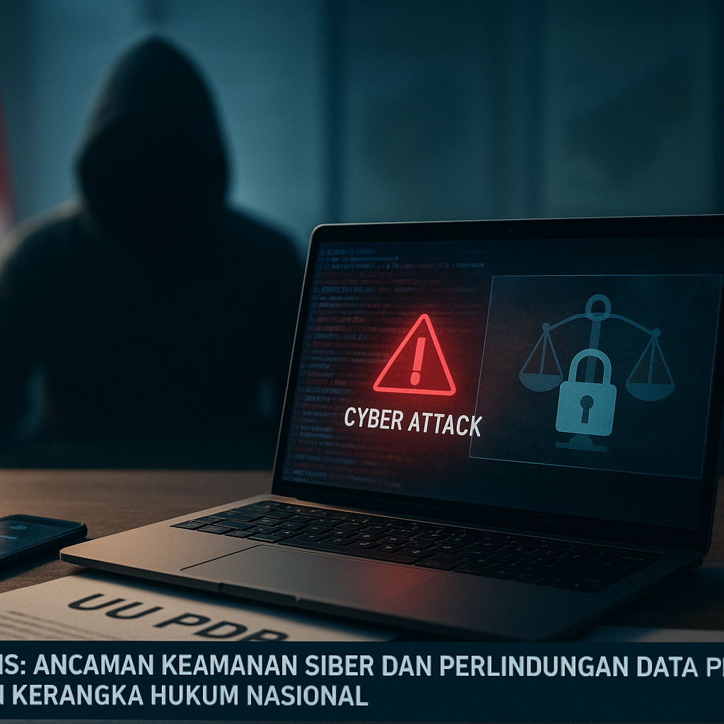 Analisis: Ancaman Keamanan Siber dan Perlindungan Data Pribadi dalam Kerangka Hukum Nasional