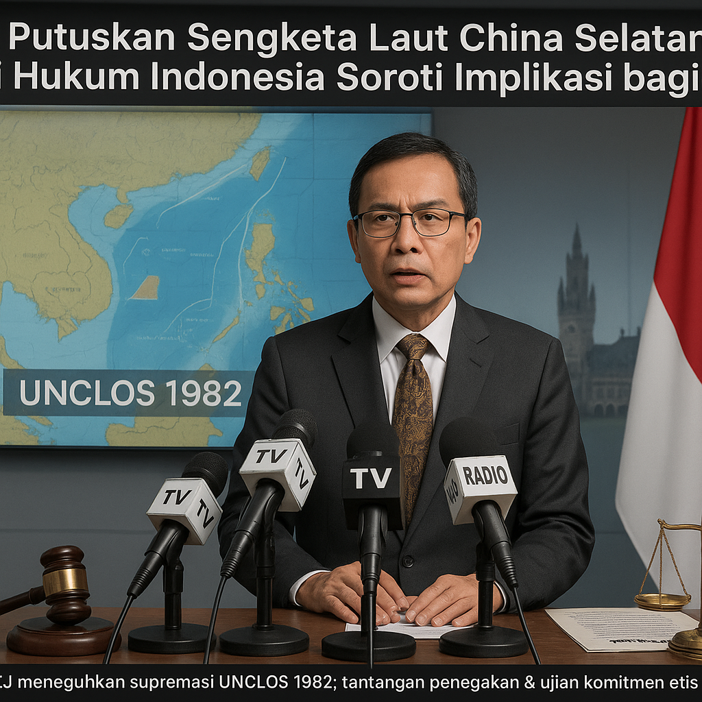 ICJ Putuskan Sengketa Laut China Selatan, Ahli Hukum Indonesia Soroti Implikasi bagi NKRI