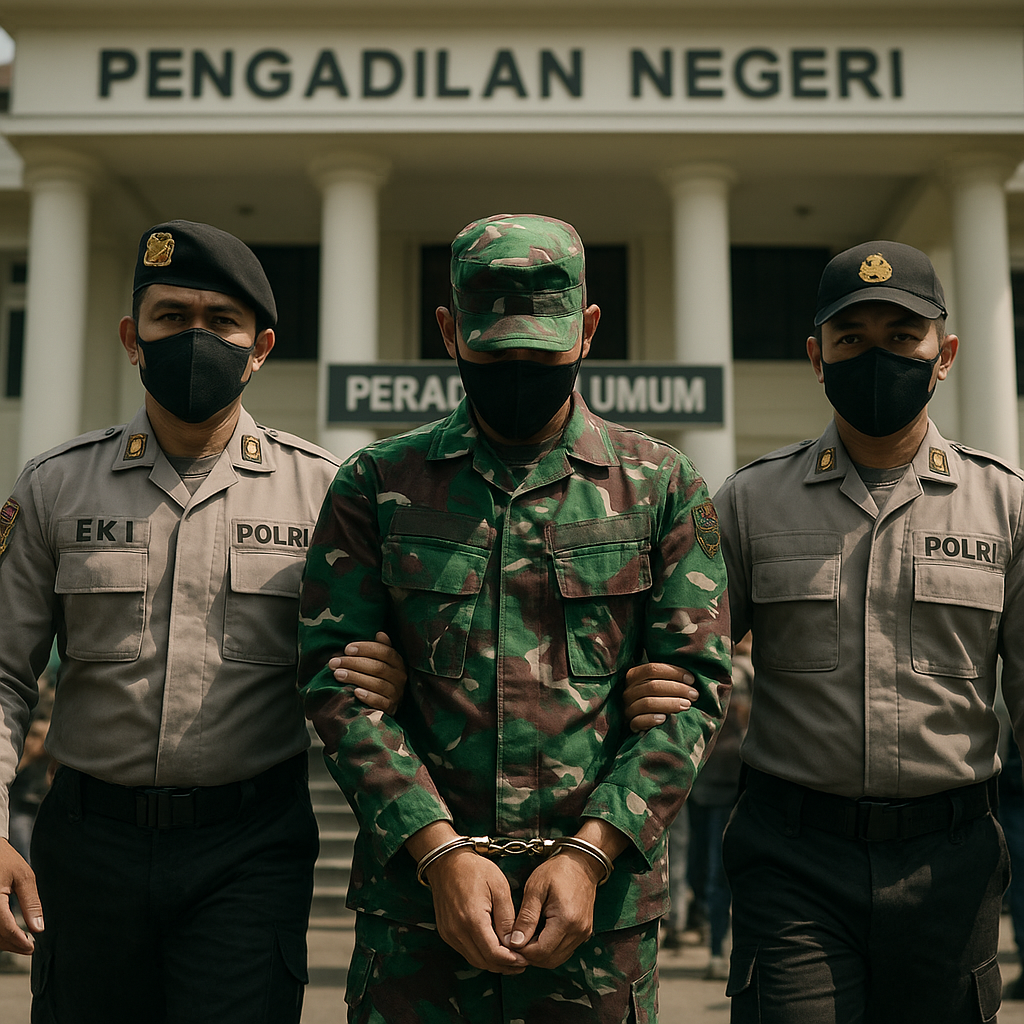 PSHK Beberkan Alasan Prajurit TNI Penyerang Andrie Harus Diproses di Peradilan Umum
