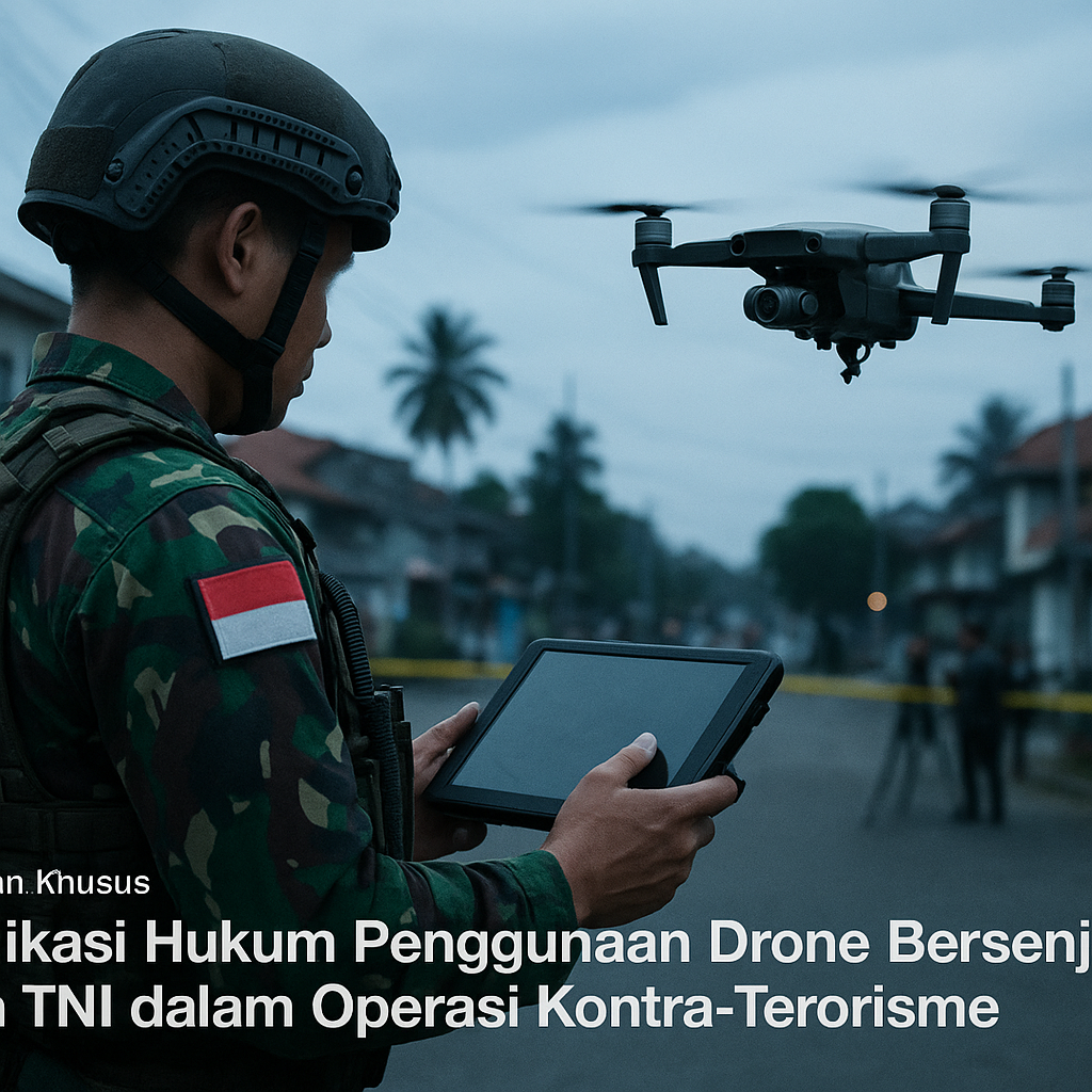 Laporan Khusus: Implikasi Hukum Penggunaan Drone Bersenjata oleh TNI dalam Operasi Kontra-Terorisme