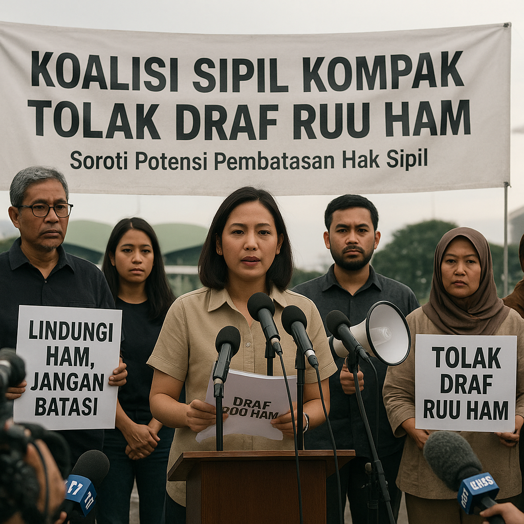 Koalisi Sipil Kompak Tolak Draf RUU HAM, Soroti Potensi Pembatasan Hak Sipil