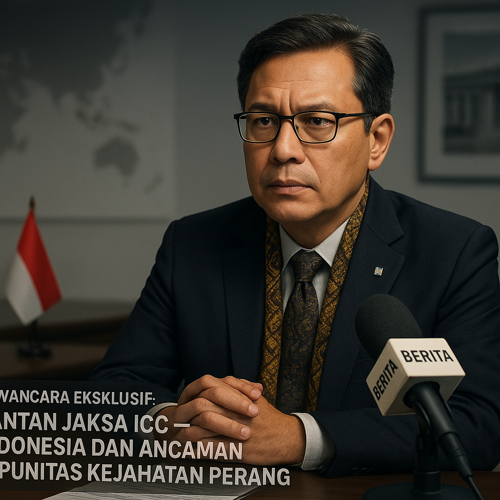 Wawancara Eksklusif dengan Mantan Jaksa ICC: Indonesia dan Ancaman Impunitas Kejahatan Perang