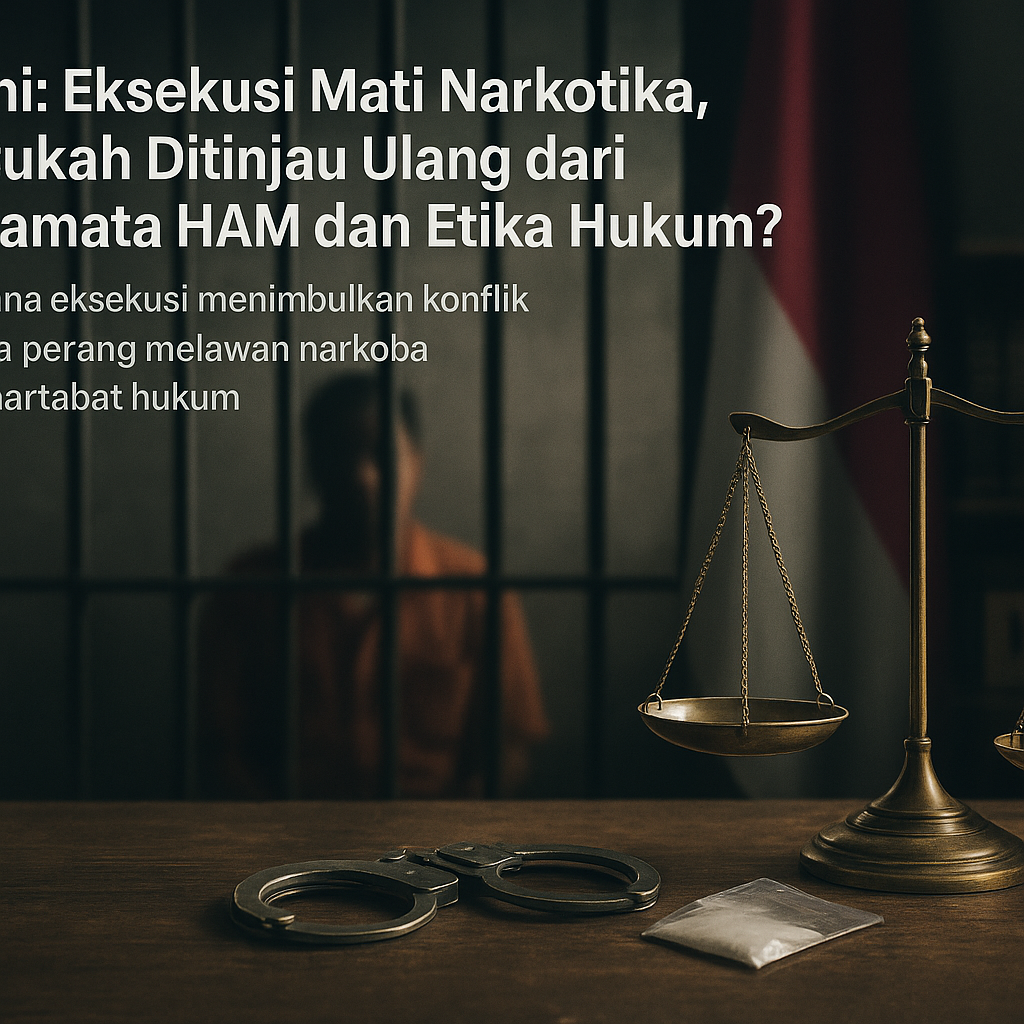 Opini: Eksekusi Mati Narkotika, Perlukah Ditinjau Ulang dari Kacamata HAM dan Etika Hukum?