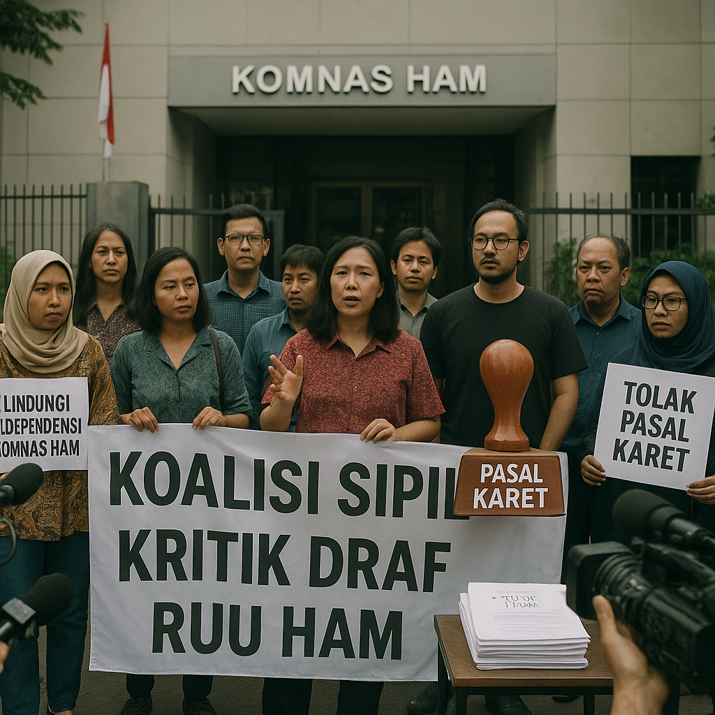 Koalisi Sipil Kritik Draf RUU HAM: Ancaman Pasal Karet dan Melemahnya Independensi Komnas HAM