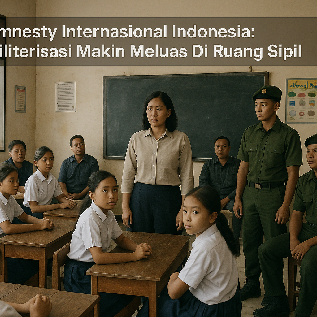 Amnesty Internasional Indonesia: Militerisasi Makin Meluas Di Ruang Sipil