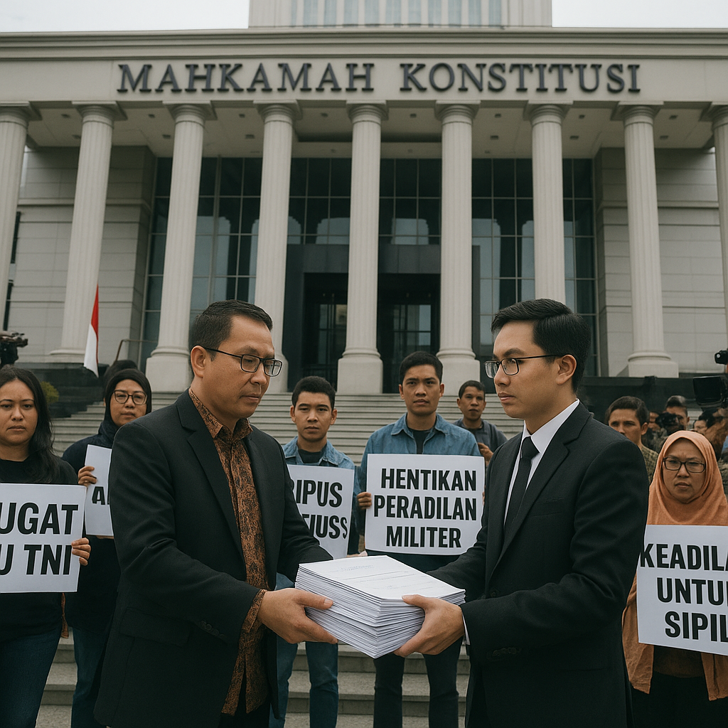 Gugat UU TNI di MK, Masyarakat Sipil Soroti Dwifungsi hingga Peradilan Militer
