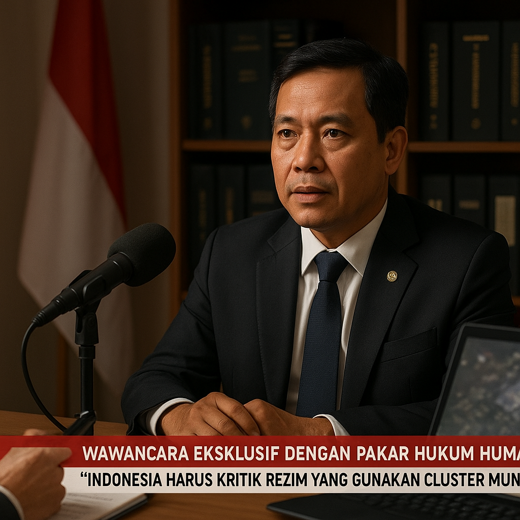Wawancara Eksklusif dengan Pakar Hukum Humaniter: 'Indonesia Harus Kritik Rezim yang Gunakan Cluster Munitions'