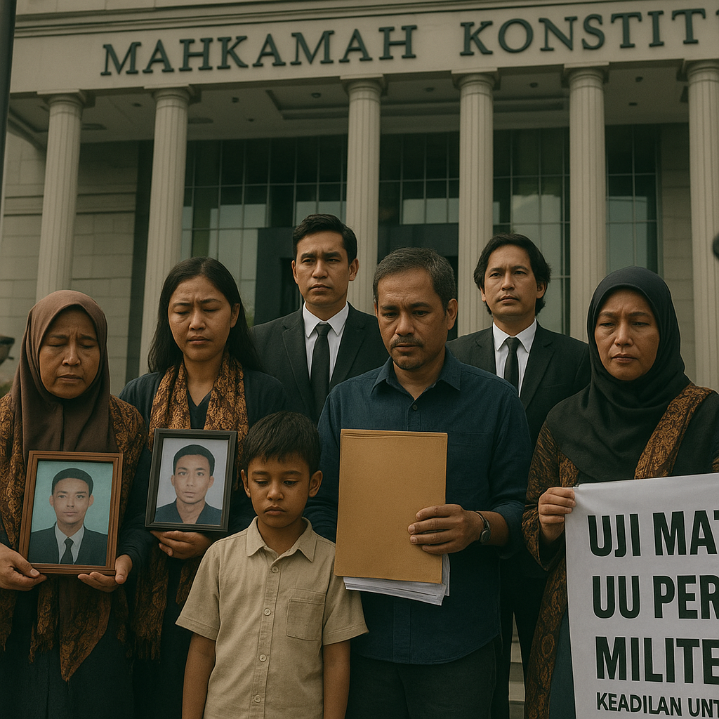 Keluarga Korban Tindak Pidana Prajurit TNI Uji Materi UU Peradilan Militer ke MK
