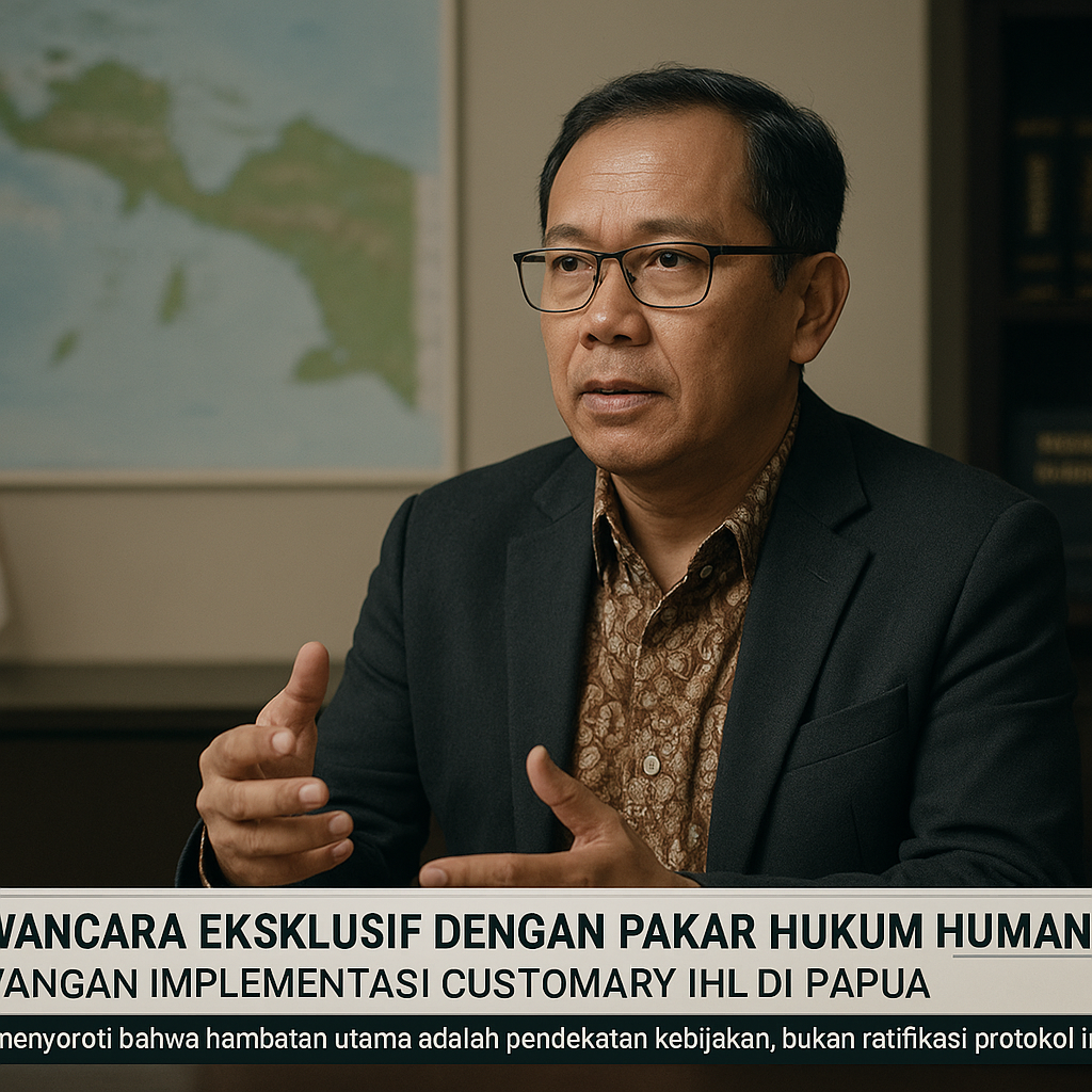 Wawancara Eksklusif dengan Pakar Hukum Humaniter: Tantangan Implementasi Customary IHL di Papua