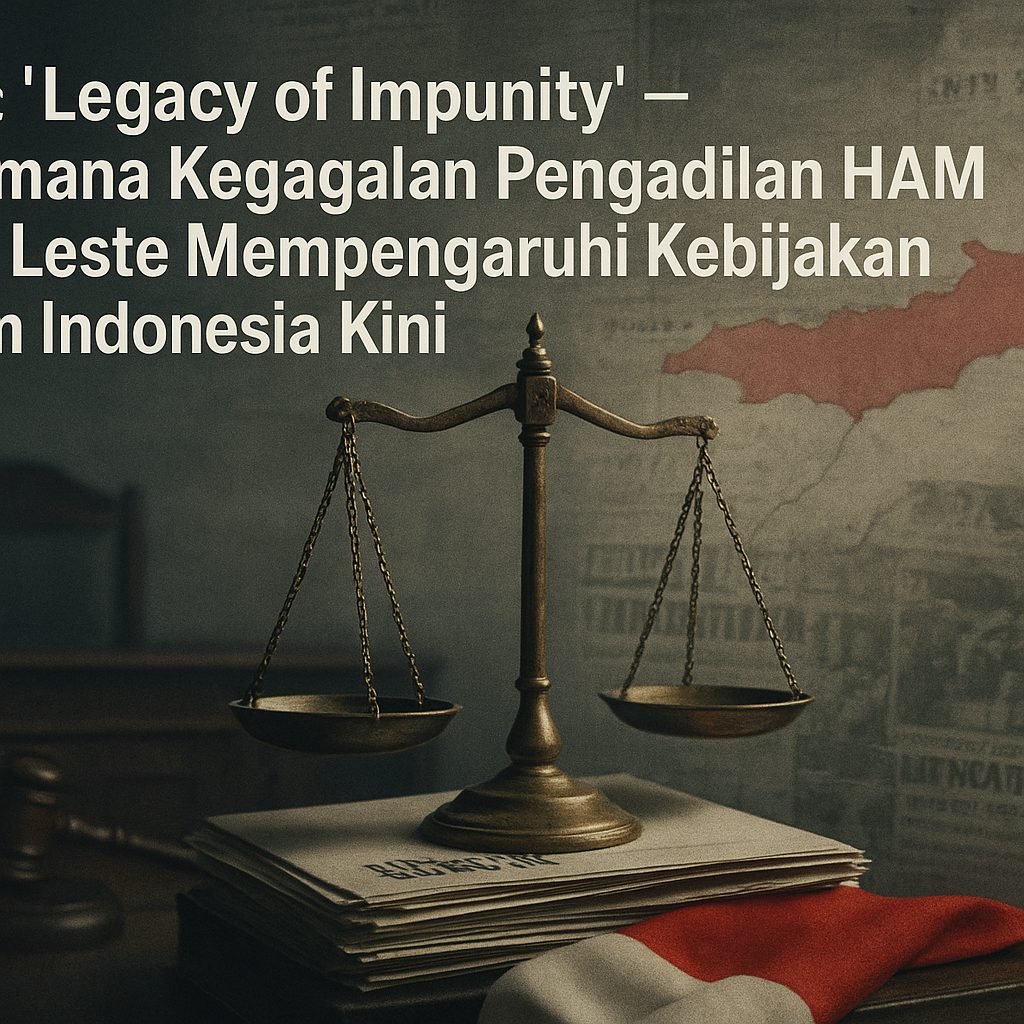 Opini: 'Legacy of Impunity' – Bagaimana Kegagalan Pengadilan HAM Timor Leste Mempengaruhi Kebijakan Hukum Indonesia Kini