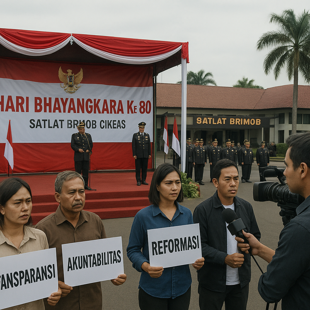 Polri Gelar Hari Bhayangkara ke-80 di Cikeas: Simbolisme atau Pengalihan Fokus?