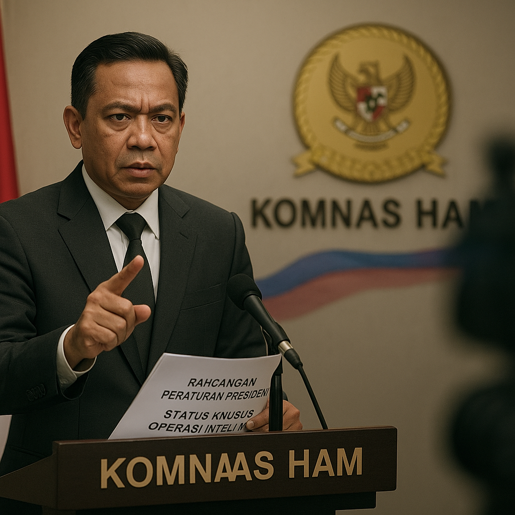 Eksklusif: Ketua Komnas HAM Mengkritik Rancangan Peraturan Presiden tentang 'Status Khusus' Operasi Intelijen, Menyoroti Potensi Lubang Hukum bagi Pelanggaran HAM