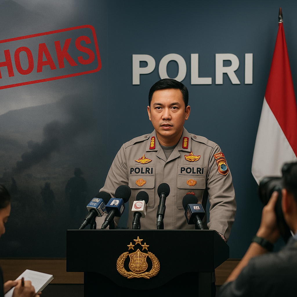 Polri Bantah Terlibat Penembakan di Papua, Sebut Hoaks dari KKB