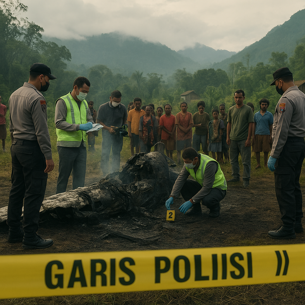 OPM Klaim Bertanggung Jawab Atas Pembakaran Pesawat Perintis di Yahukimo