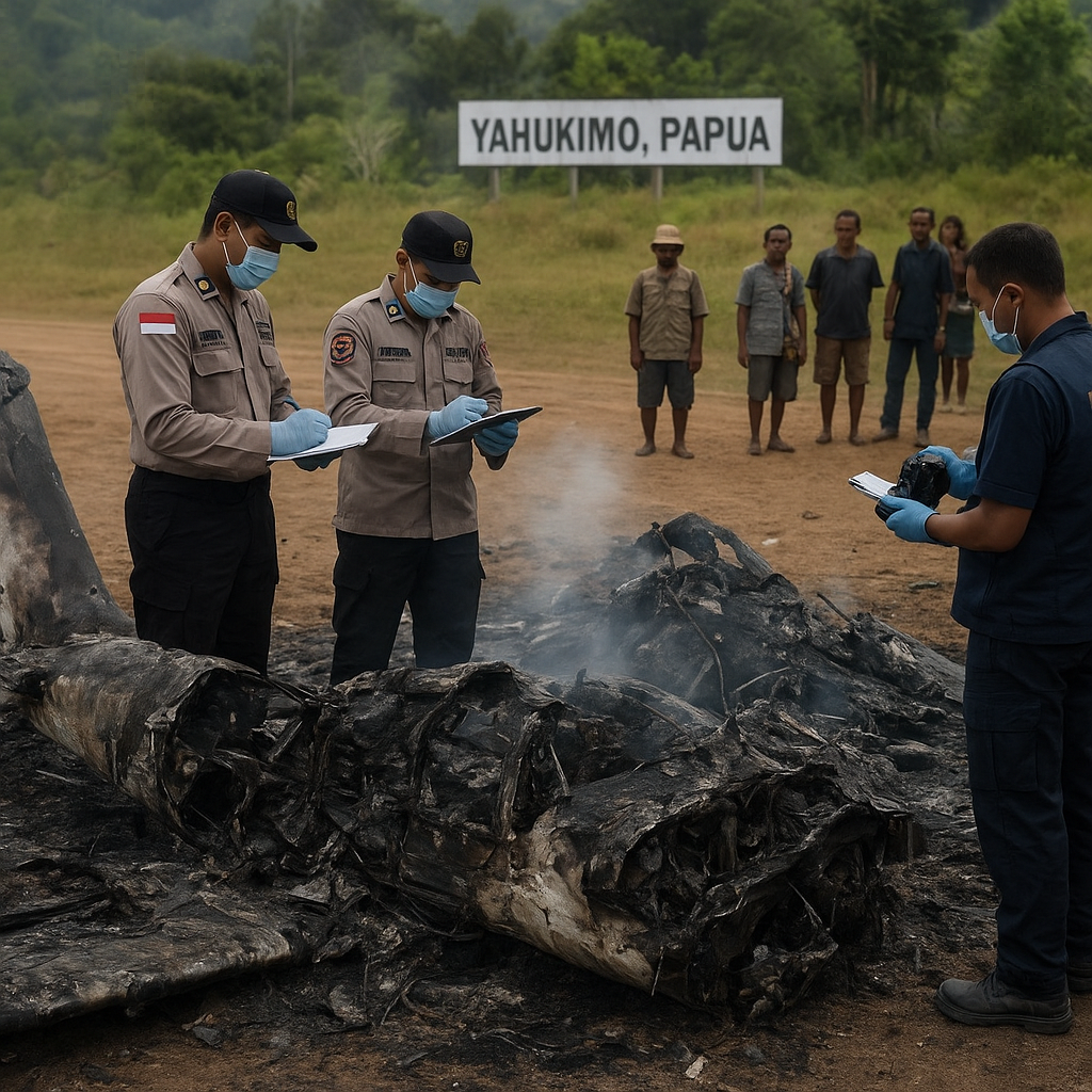 KKB Bakar Pesawat dan Bunuh Pilot AS di Papua, Djamari: Pemerintah Tak Toleransi Segala Kekerasan