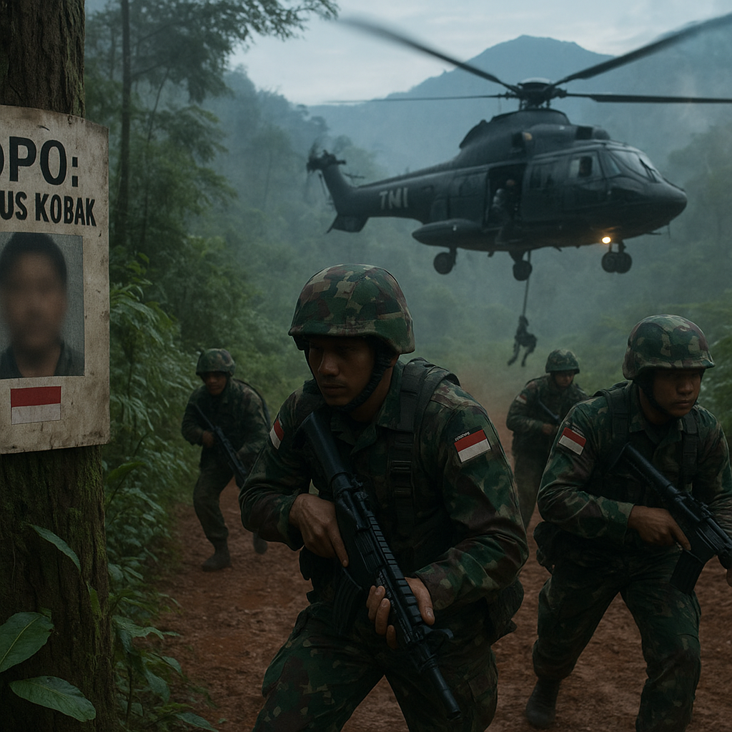 Dalang Pembakaran Pesawat AMA Terungkap, Kini Diburu TNI