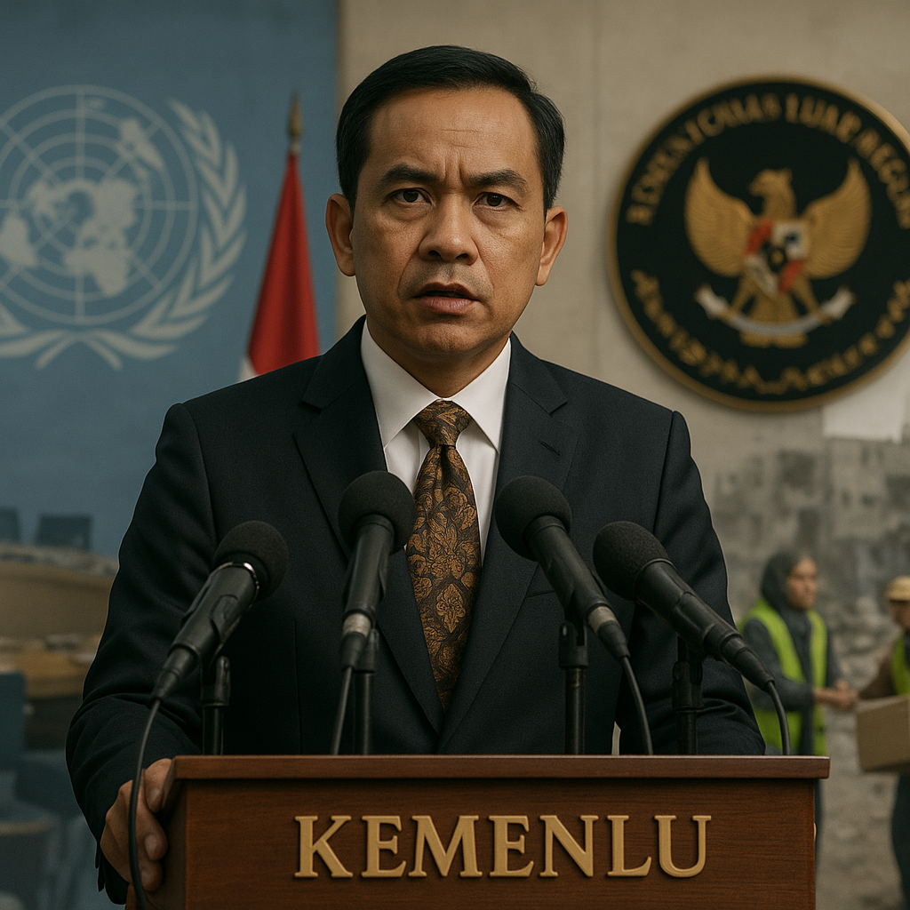 Kemenlu: Indonesia Desak Dewan Keamanan PBB Bertindak Atas Pelanggaran Hukum Humaniter di Konflik Gaza