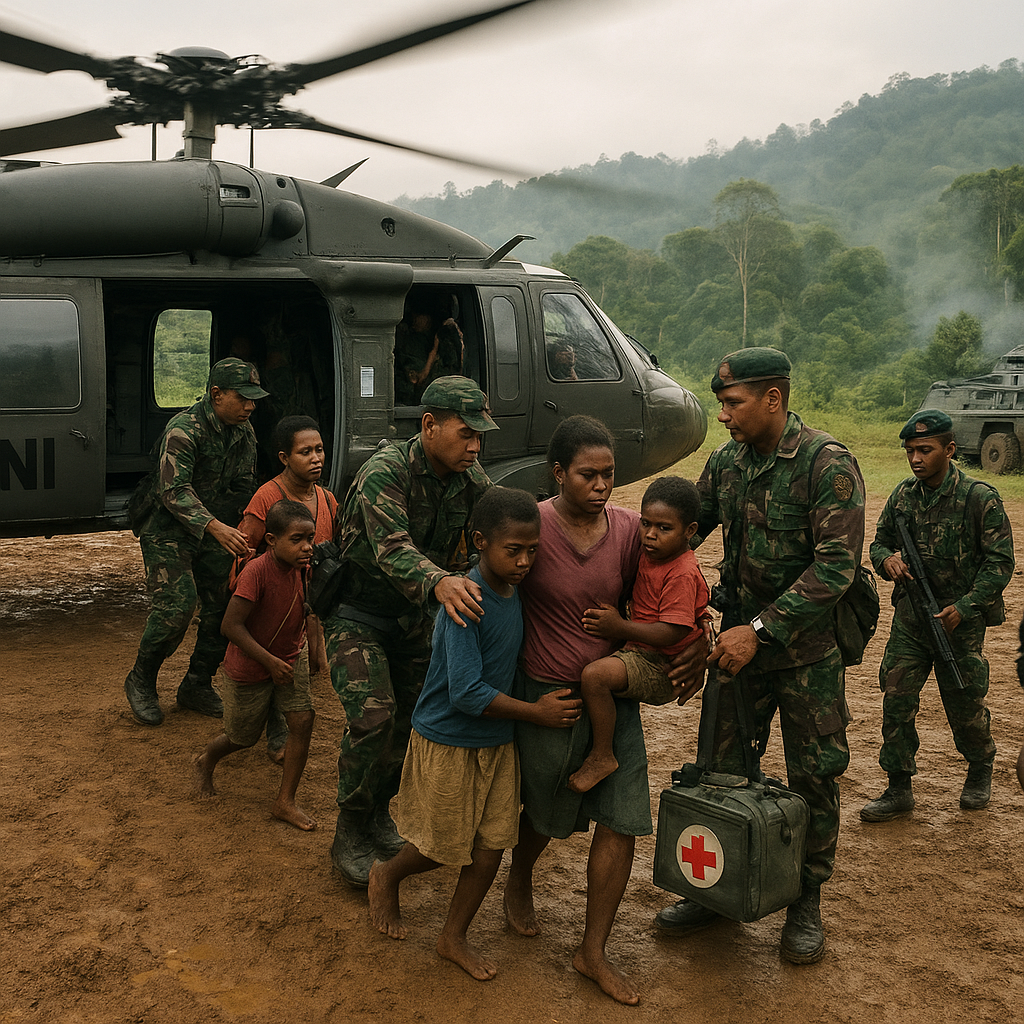 Operasi Evakuasi TNI: Antara Kemanusiaan dan Eskalasi Militarisasi di Papua