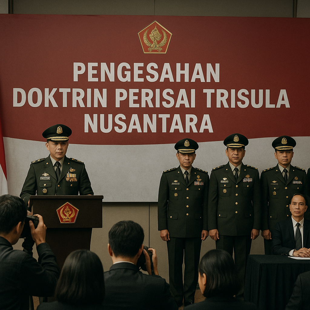 TNI Resmikan Doktrin Perisai Trisula Nusantara, Siap Hadapi Ancaman Peperangan Modern