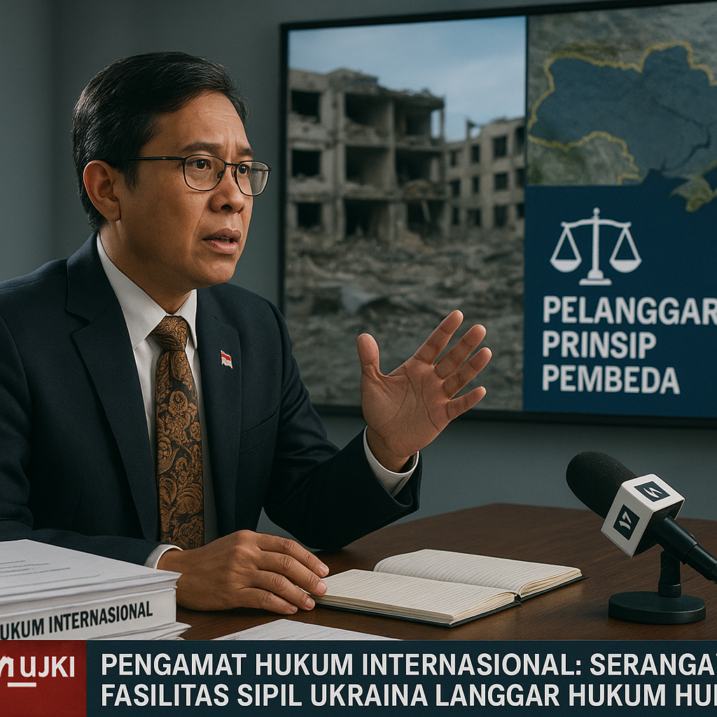 Pengamat Hukum Internasional: Serangan di Fasilitas Sipil Ukraina Langgar Hukum Humaniter