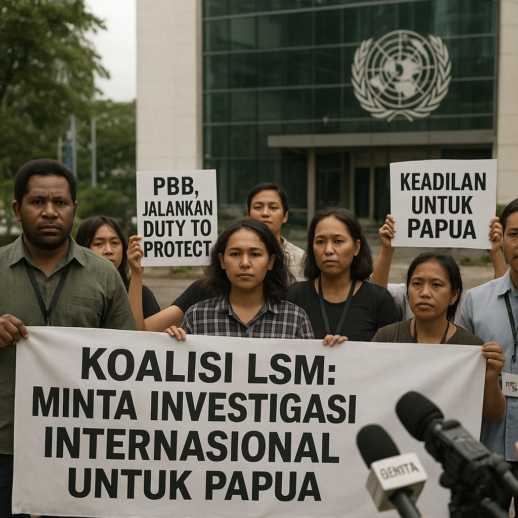 Koalisi LSM Desak PBB Bentuk Mekanisme Investigasi Internasional untuk Konflik Papua