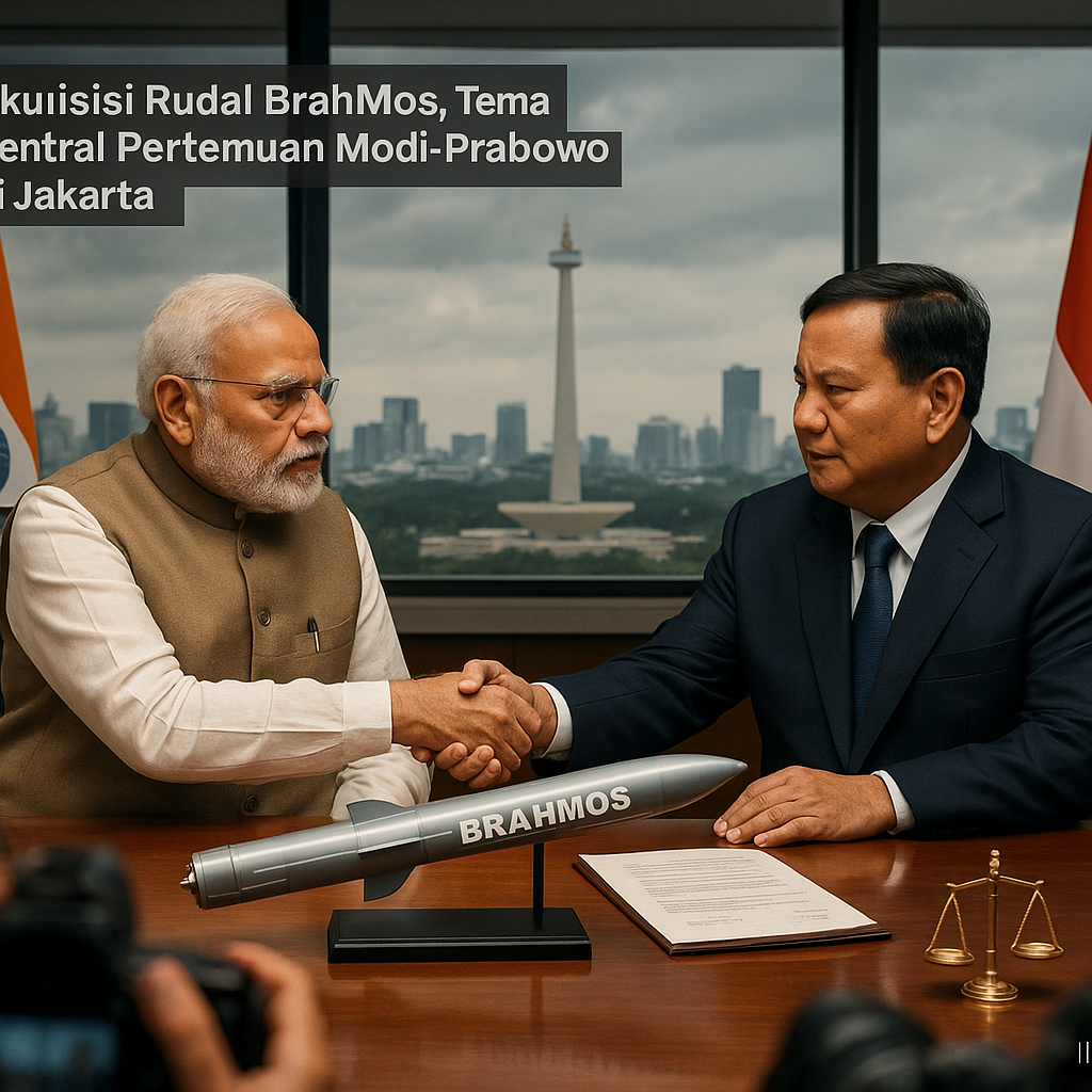 Akuisisi Rudal BrahMos, Tema Sentral Pertemuan Modi-Prabowo di Jakarta