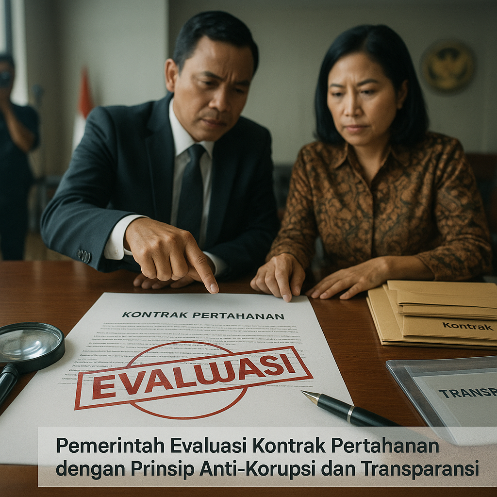 Pemerintah Evaluasi Kontrak Pertahanan dengan Prinsip Anti-Korupsi dan Transparansi