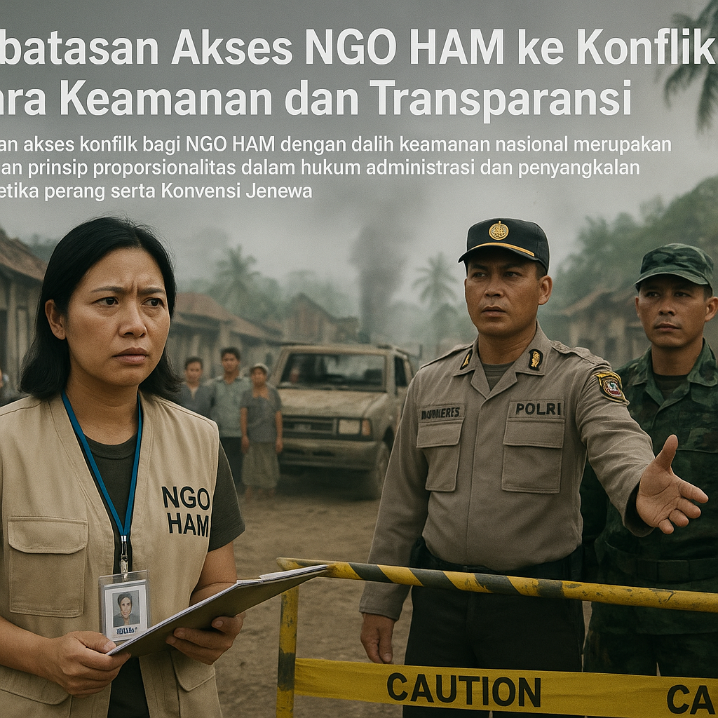 Pembatasan Akses NGO HAM ke Konflik: Antara Keamanan dan Transparansi