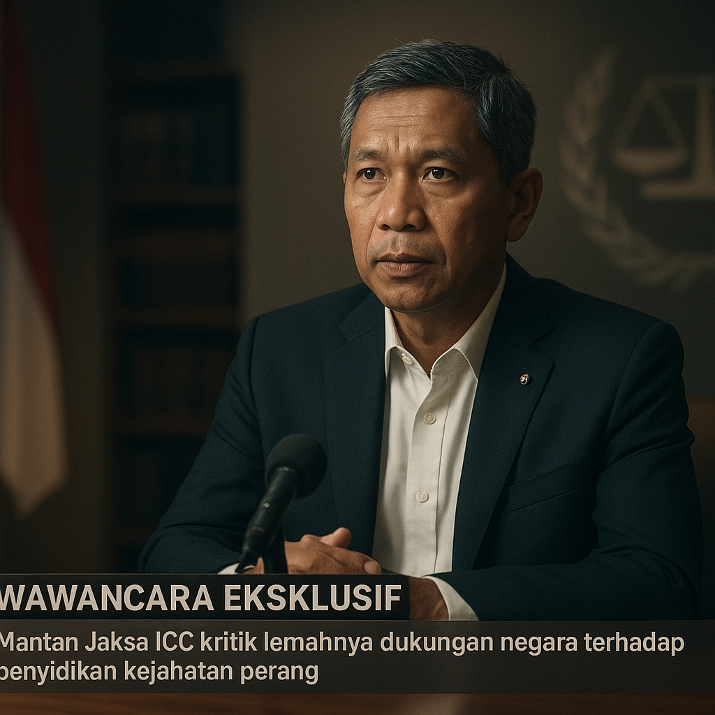 Wawancara Eksklusif: Mantan Jaksa ICC Kritik Lemahnya Dukungan Negara terhadap Penyidikan Kejahatan Perang