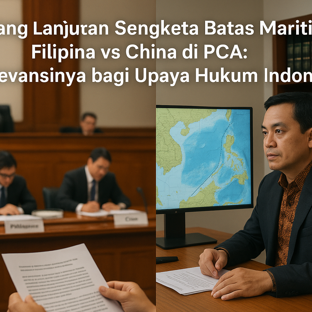 Sidang Lanjutan Sengketa Batas Maritim Filipina vs China di PCA: Relevansinya bagi Upaya Hukum Indonesia