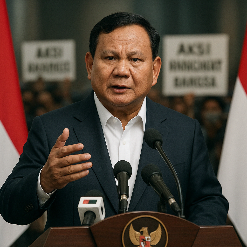 Prabowo Sebut Pemimpin yang Anjurkan Aksi Anarkis sebagai Pengkhianat Bangsa