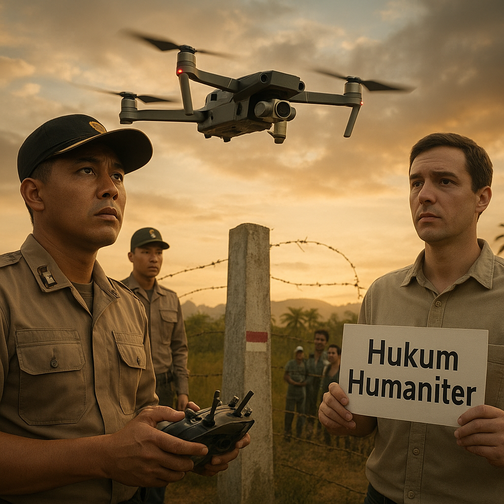 Kontroversi Penggunaan Drone Bersenjata dalam Penegakan Hukum di Perbatasan: Evaluasi Kesesuaian dengan Hukum Humaniter
