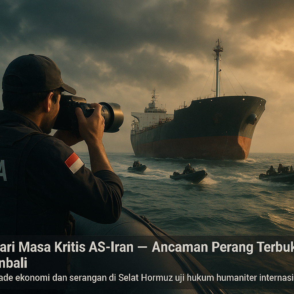 3 Hari Masa Kritis AS-Iran, Ancaman Perang Terbuka Kembali